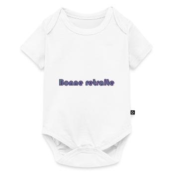 RETRAITE. RETRAITE. RETRAITEE. RETRAITE - Body à manches courtes Premium Bébé - blanc - Devant