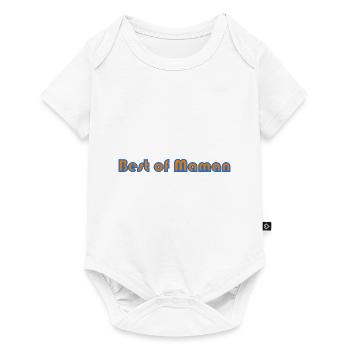 MAMA. MUTTERTAG. SCHÖNEN MUTTERTAG. ICH LIEBE DICH - Baby Premium Kurzarmbody - Weiß - Vorne