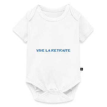 RETIREMENT. RETIREMENT. RETIRED. RETIREMENT - Baby Premium short-sleeve bodysuit - white - Front