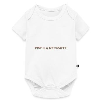 RETIREMENT. RETIREMENT. RETIRED. RETIREMENT - Baby Premium short-sleeve bodysuit - white - Front