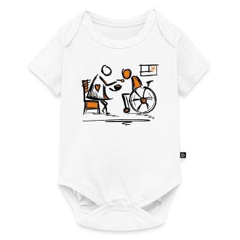 Altenpflegerin,Betreuerin,Pflegerin,Geschenkidee - Baby Premium Kurzarmbody - Weiß - Vorne
