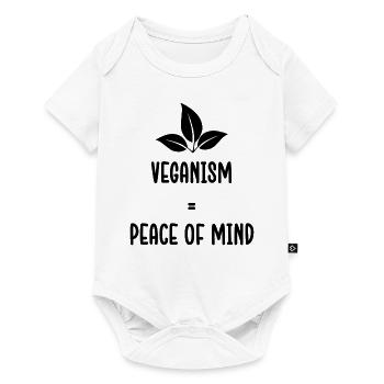 Vegan Plant Based Health Healing Detox - Body à manches courtes Premium Bébé - blanc - Devant