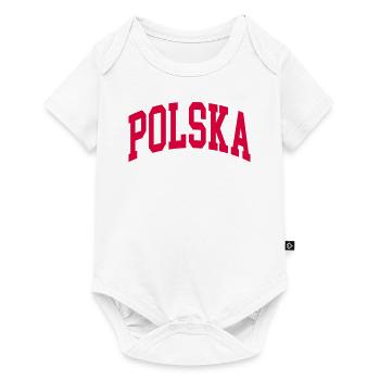 Polska - Body à manches courtes Premium Bébé - blanc - Devant