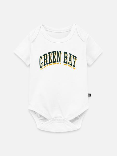 Green Bay - Baby Premium Kurzarmbody - Weiß