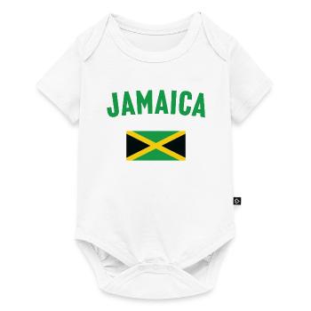 Jamaica Flag - Baby Premium short-sleeve bodysuit - white - Front