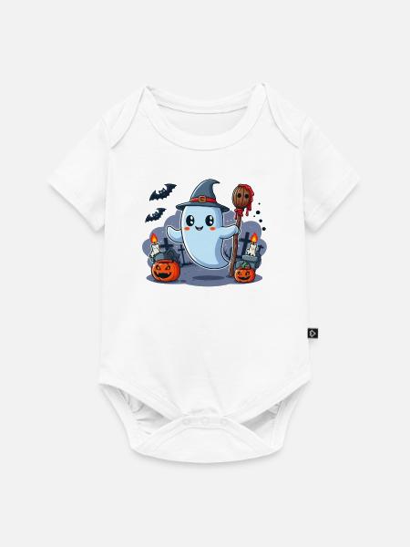 Herr Buh Halloween - Baby Premium Kurzarmbody - Weiß