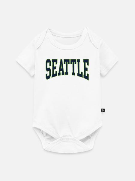 Seattle - Baby Premium Kurzarmbody - Weiß