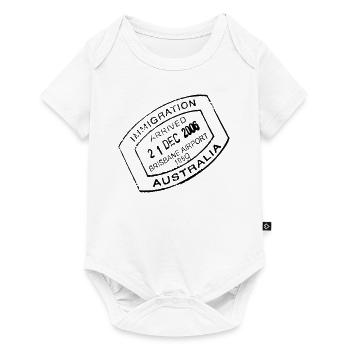 Travel stamp - Baby Premium short-sleeve bodysuit - white - Front