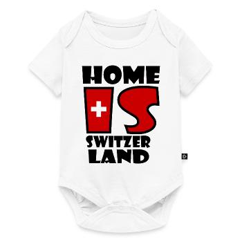 Switzerland - Home is Switzerland - Baby Premium short-sleeve bodysuit - white - Front
