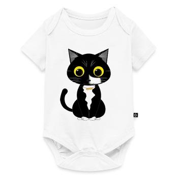 Cosmos cat - Baby Premium short-sleeve bodysuit - white - Front