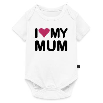 J’aime ma mère - Body à manches courtes Premium Bébé - blanc - Devant