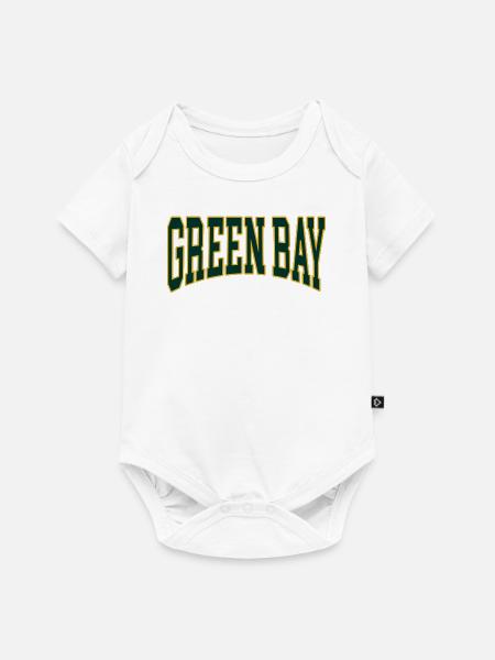 Green Bay - Baby Premium Kurzarmbody - Weiß
