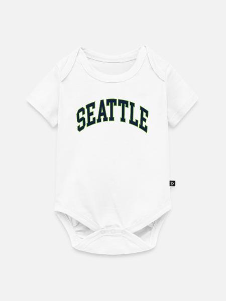Seattle - Baby Premium Kurzarmbody - Weiß