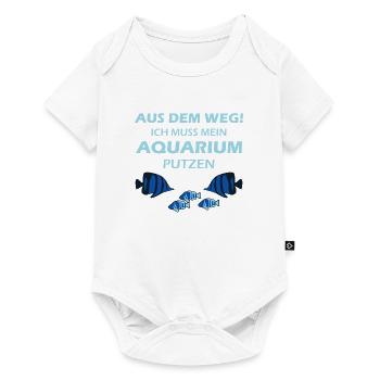 Aquarium Aquarianer - Baby Premium Kurzarmbody - Weiß - Vorne