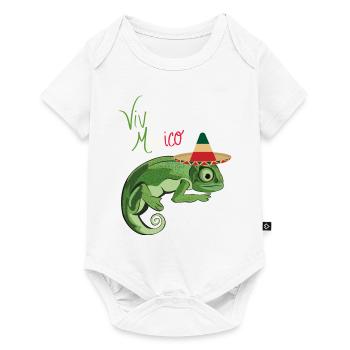 Viva Mexico Sombrero - Baby Premium short-sleeve bodysuit - white - Front