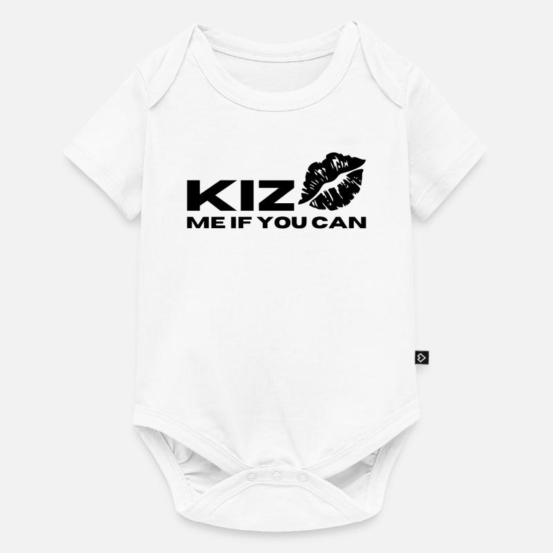 KIZ moi si vous pouvez KIZOMBA - Body à manches courtes Premium Bébé - blanc