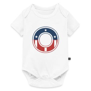 Letter O USA - Baby Premium short-sleeve bodysuit - white - Front