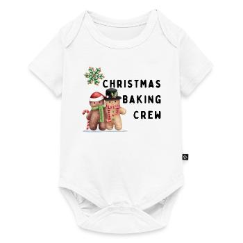 Christmas baking crew - Baby Premium short-sleeve bodysuit - white - Front