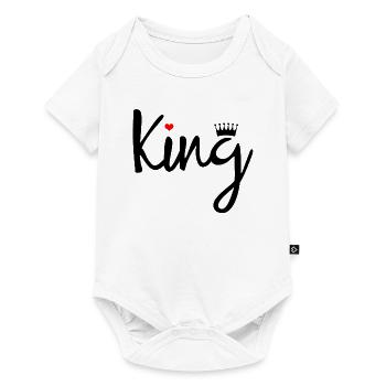 king. Gift. - Baby Premium short-sleeve bodysuit - white - Front