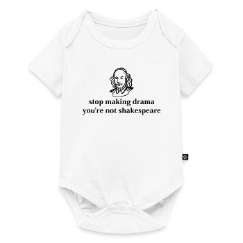 Shakespeare Quote Best-seller graphique - Body à manches courtes Premium Bébé - blanc - Devant
