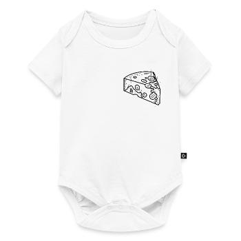 Schimmelkäse - Baby Premium Kurzarmbody - Weiß - Vorne