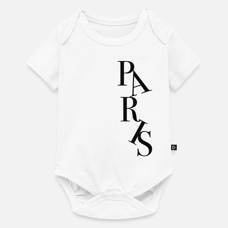 Paris - Body à manches courtes Premium Bébé - blanc