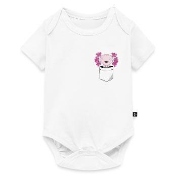 Axolotl - Baby Premium Kurzarmbody - Weiß - Vorne