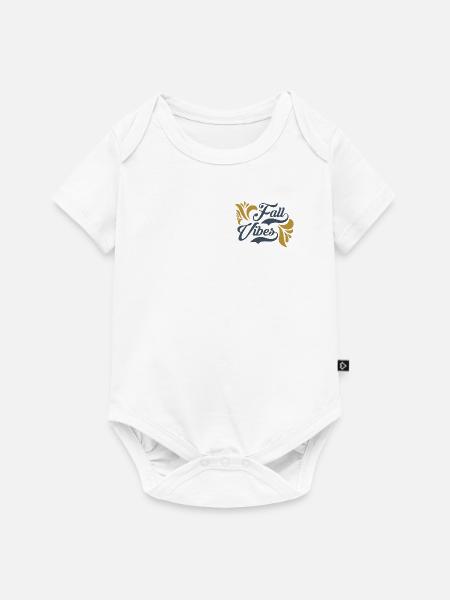 fall vibes - Baby Premium Kurzarmbody - Weiß