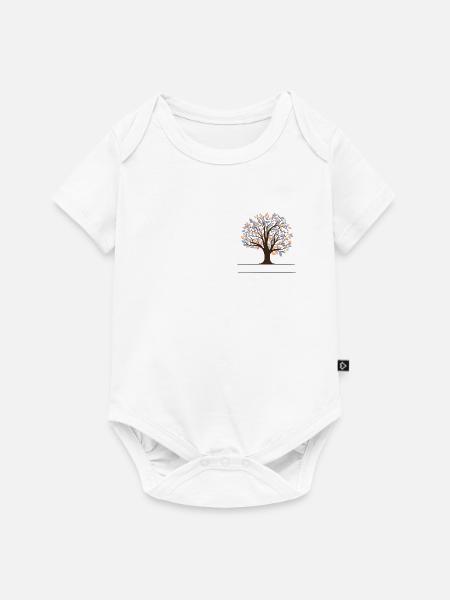 Stammbaum - Baby Premium Kurzarmbody - Weiß