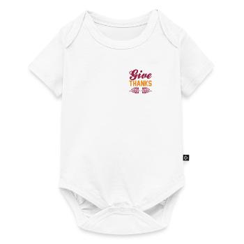 give thanks - Baby Premium short-sleeve bodysuit - white - Front