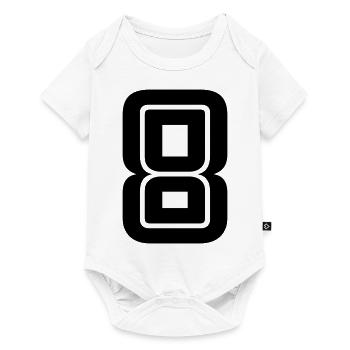 8 - Baby Premium short-sleeve bodysuit - white - Front