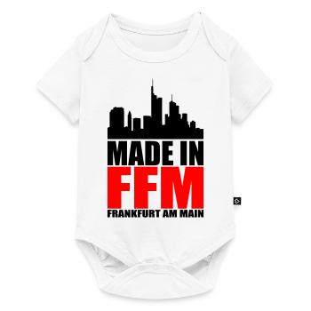 Fait à Francfort - Body à manches courtes Premium Bébé - blanc - Devant