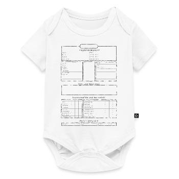 Heldendokuemt - Baby Premium Kurzarmbody - Weiß - Vorne