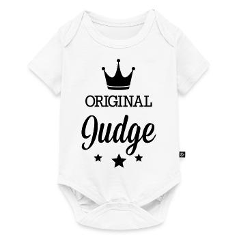 Original 3 étoiles luxe juge - Body à manches courtes Premium Bébé - blanc - Devant