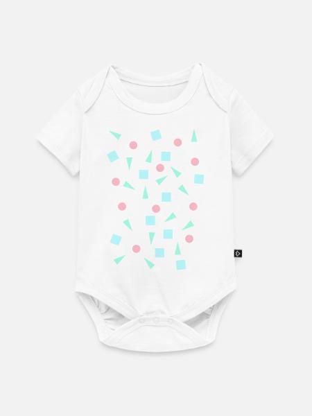 Hipster Formen - Premium kortærmet baby-body  - hvid