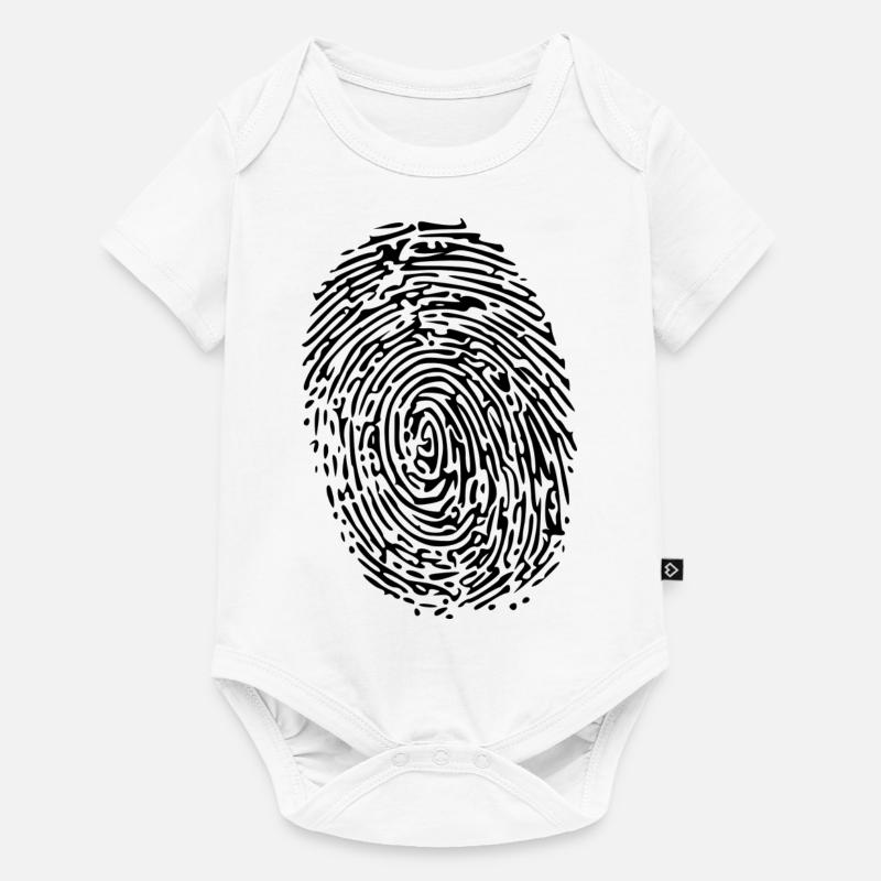 empreinte digitale - Body à manches courtes Premium Bébé - blanc