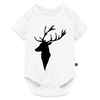 Deer - Baby Premium short-sleeve bodysuit - white - Front