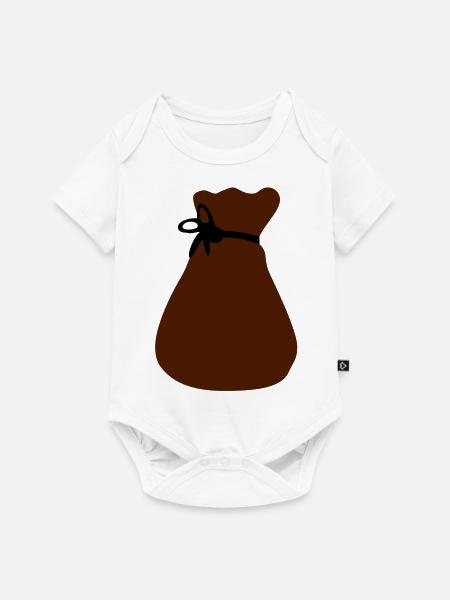 Sack, zubebunden - Baby Premium Kurzarmbody - Weiß