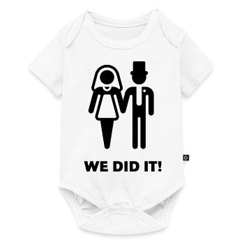 We did it! (Wedding / Marriage) - Baby Premium short-sleeve bodysuit - white - Front