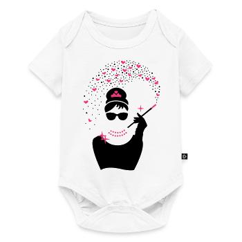 Fille de diamant - Princesse Bijoux - Bijoux - Body à manches courtes Premium Bébé - blanc - Devant