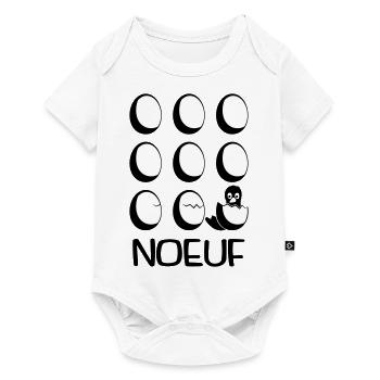 Noeuf poussin N B - Body à manches courtes Premium Bébé - blanc - Devant