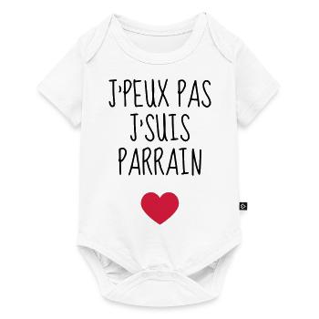 Parrain / Oncle / Tonton / Famille / Filleul - Baby Premium short-sleeve bodysuit - white - Front