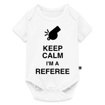 Arbitre / Arbitrage / Sport / Sifflet - Body à manches courtes Premium Bébé - blanc - Devant
