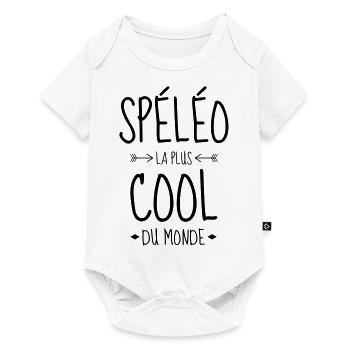 spéléologue / spéléologie / spéléo / alpiniste - Body à manches courtes Premium Bébé - blanc - Devant