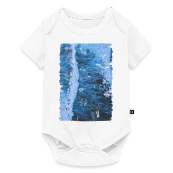 OCEAN - ANIMALS - Baby Premium Kurzarmbody - Weiß - Vorne