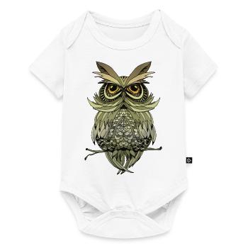 Vogel - Baby Premium Kurzarmbody - Weiß - Vorne