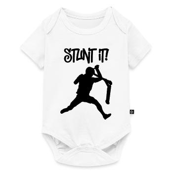 scooter STUNT IT - Baby Premium Kurzarmbody - Weiß - Vorne