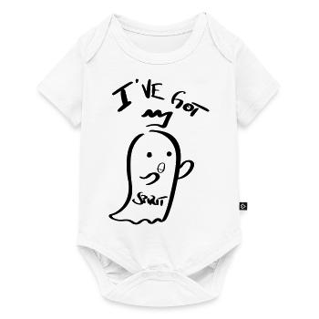 Spirit Spirit Line Art - Minimalist - Baby Premium short-sleeve bodysuit - white - Front