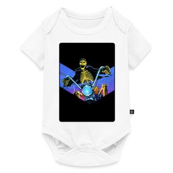 Born to Ride - Rider - Baby Premium short-sleeve bodysuit - white - Front