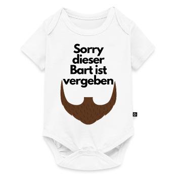 Sorry this Beard is taken - Baby Premium Kurzarmbody - Weiß - Vorne
